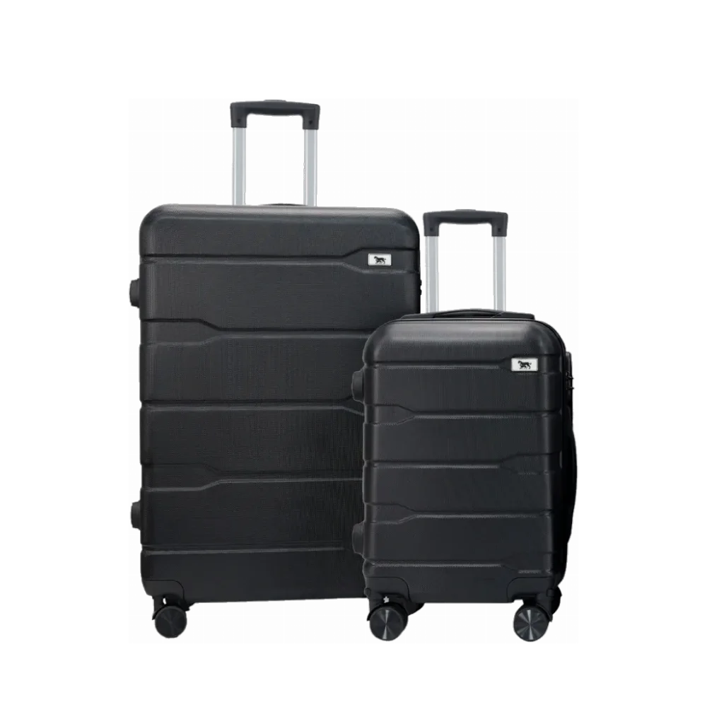 Kit 2 malas: bordo 18 e despacho 24 polegadas em ABS